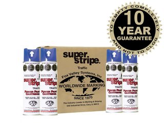 Fox Valley Super Stripe Line Marker Paint - 12 x 500ml - Blue