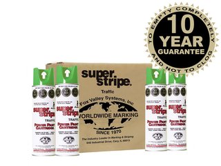 Fox Valley Super Stripe Line Marker Paint - 12 x 500ml - Green